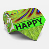 Cravate Ne vous inquiétez pas d'être heureux d'impression  (Roulé)