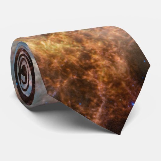 Cravate Nebula du crabe (Roulé)