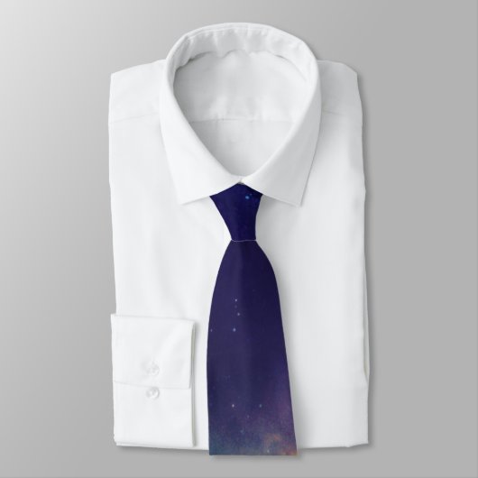 Cravate Nebula Galaxy Universe Celestial Tendance Hipster (Attaché)