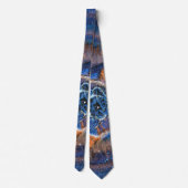 Cravate Nebula Necktie de l'oeil du chat (Dos)