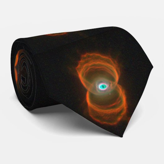 Cravate Nebula planétaire MyCn18 - Un Motif en sablier (Roulé)