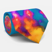 Cravate Nebula planétaire NGC 6751 Pop Art Psychedelic (Roulé)