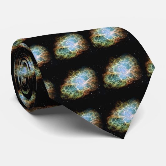 Cravate Nébuleuse de crabe (Roulé)