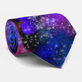 Cravate Nébuleuse de l'espace extra-atmosphérique de Galax (Roulé)