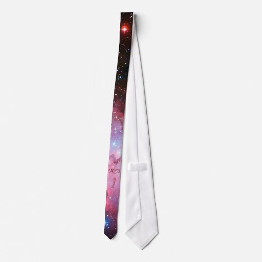 Cravate Nébuleuse d'Eagle de monogramme - piliers de (Dos)