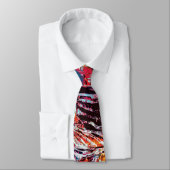 Cravate Neck Tie – Fragmented Pulse (Attaché)