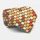 Cravate Neck Tie with dots in retro tone (Roulé)