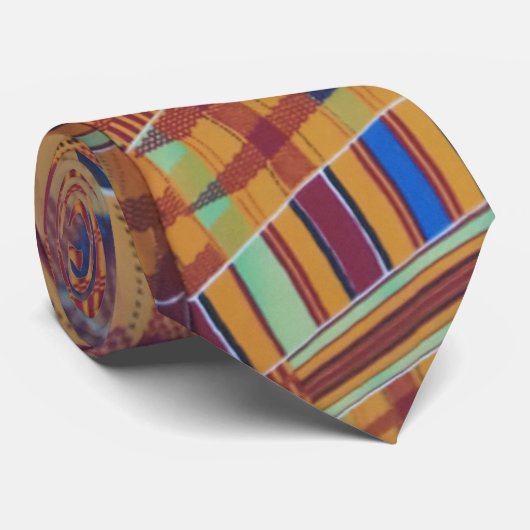 Cravate Necktie Afrique Tribal (Roulé)