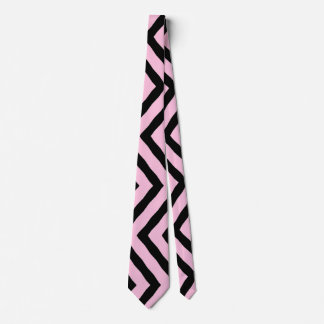 Cravate Necktie Buddy Black Rose Zig Zag Motif