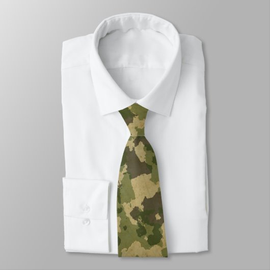 Cravate Necktie Camouflage (Attaché)