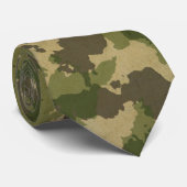 Cravate Necktie Camouflage (Roulé)