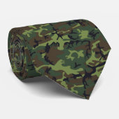 Cravate Necktie Camouflage (Roulé)