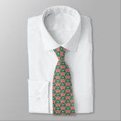 Cravate Necktie Chic Pink Water Lys and Dragonflies (Attaché)