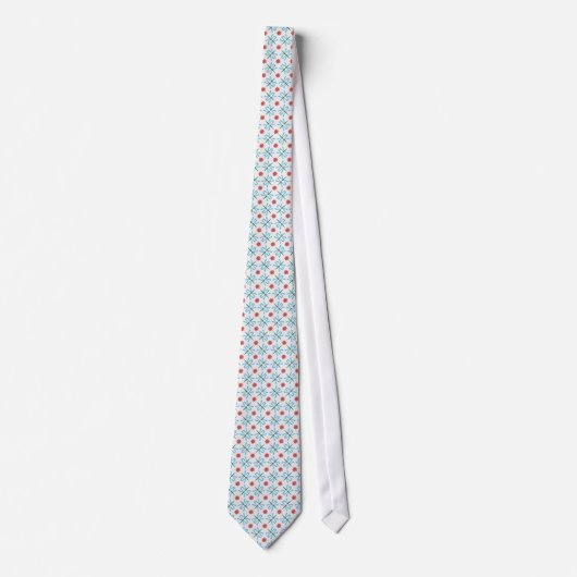 Cravate Necktie Chic Pink Water Lys and Dragonflies (Devant)