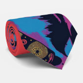 Cravate Necktie cool/Retro (Roulé)