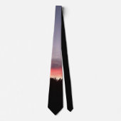 Cravate Necktie coucher de soleil (Devant)