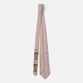 Cravate Necktie de chien Brown (Dos)
