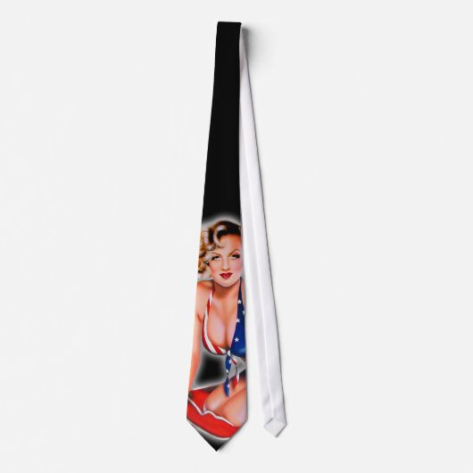 Cravate Necktie de Mlle Behavin'Pinup Men's (Devant)