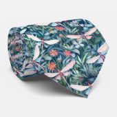 Cravate Necktie de Motif de libellules (Roulé)
