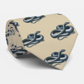 Cravate Necktie de serpent d'Indigo Est (Roulé)