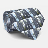 Cravate Necktie de statues de tiki tropicales (Roulé)