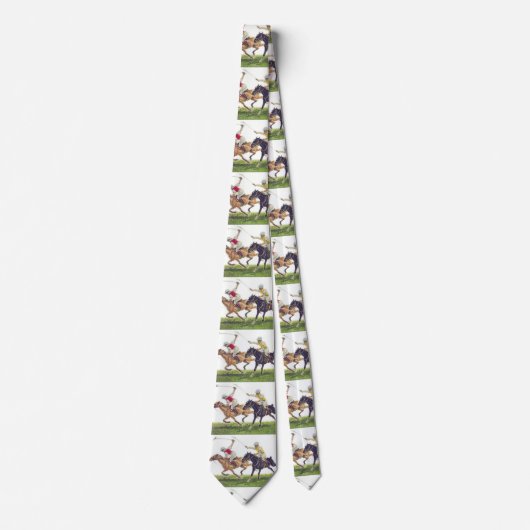 Cravate Necktie Des Joueurs De Polo (Devant)