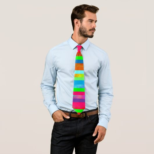 CRAVATE NECKTIE D'HOMME DE PLUIE (En situation)