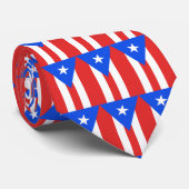 Cravate Necktie du drapeau Porto Rico (Roulé)