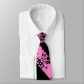 Cravate Necktie EMO cracké cracké amour crâne (Attaché)