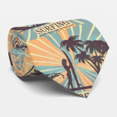 Cravate Necktie fille surfer (Roulé)