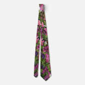CRAVATE NECKTIE FLORALE/PETUNIAS DU MENS (Dos)