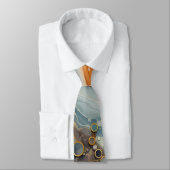 Cravate Necktie fossile Abstraite (Attaché)