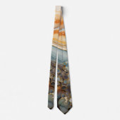 Cravate Necktie fossile Abstraite (Dos)