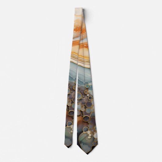 Cravate Necktie fossile Abstraite (Dos)