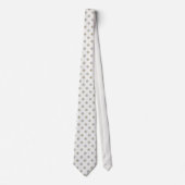 Cravate Necktie - New Daisy on Off White (Devant)