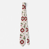 Cravate Necktie ornements de Noël (Devant)