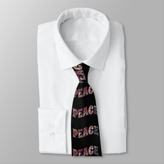 Cravate Necktie pour la paix (Attaché)
