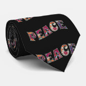 Cravate Necktie pour la paix (Roulé)