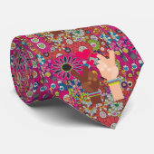 Cravate Necktie pour la paix (Roulé)