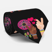 Cravate Necktie pour la paix (Roulé)