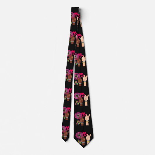 Cravate Necktie pour la paix (Dos)