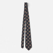 Cravate Necktie Reindeer de Noël (Dos)