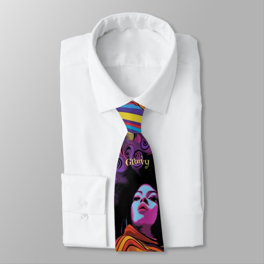 Cravate Necktie rétro super (Attaché)