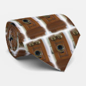 Cravate Necktie téléphonique vintage (Roulé)