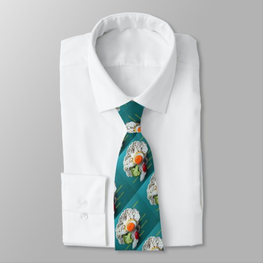 Cravate Necktie with brains (Attaché)
