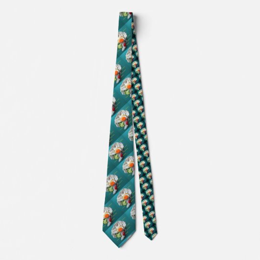 Cravate Necktie with brains (Devant)