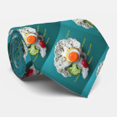 Cravate Necktie with brains (Roulé)