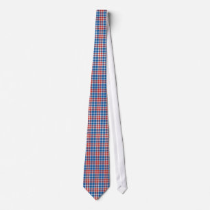 Cravate Neckties de Motif rouge blanc et bleu