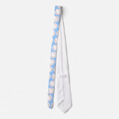 Cravate Neckties Red White Baseball (Dos)