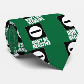 Cravate Négatif 2 blanc (Roulé)